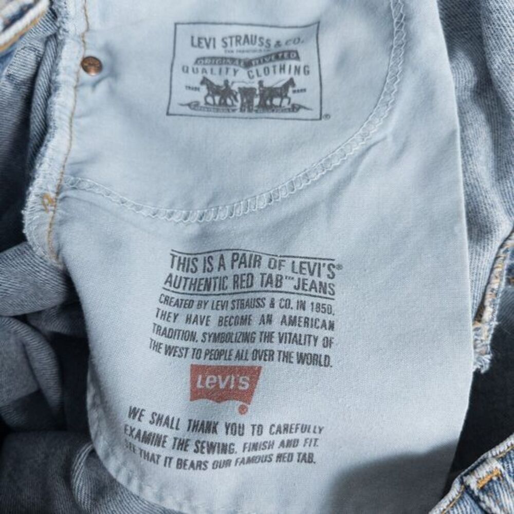 Vintage Levis 550 Relaxed Fit Blue Jeans‎ 1998 Size 36x32 (Actual 33x31.5) 90s - Picture 9 of 16
